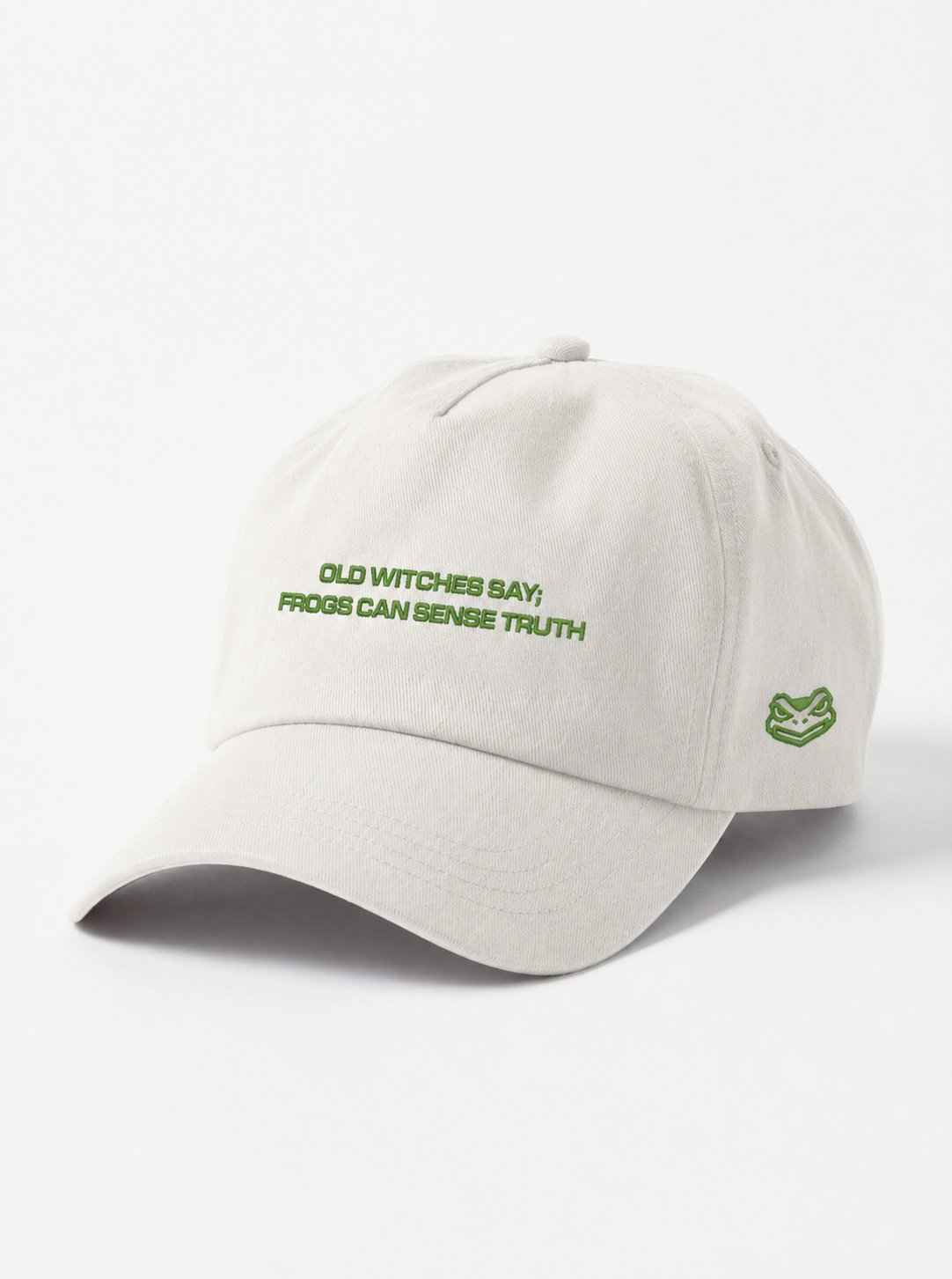 "Old Witches Say" Cap — Off-White